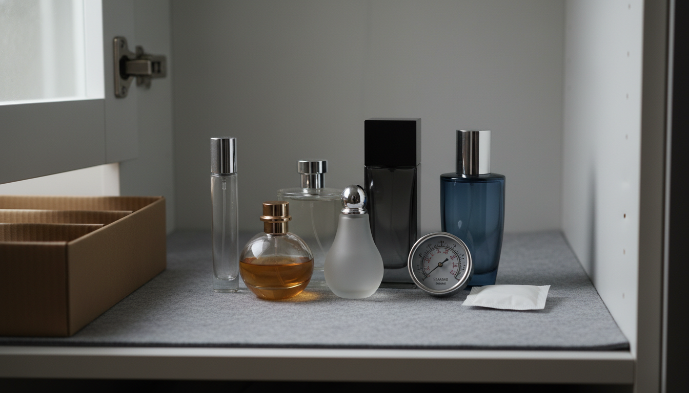 A Melhor Maneira de Armazenar Perfumes em Armários