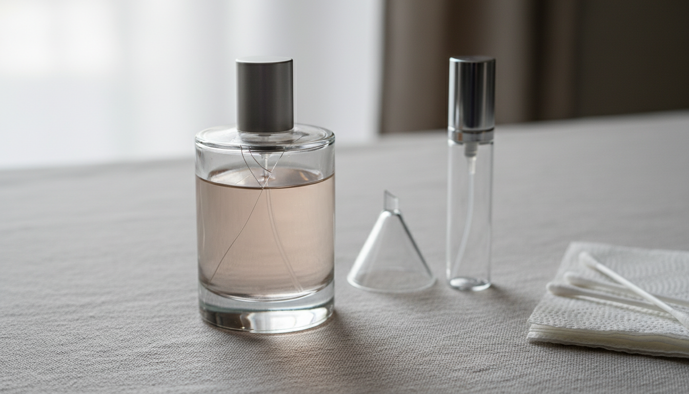 Como Restaurar Frascos de Perfume Danificados