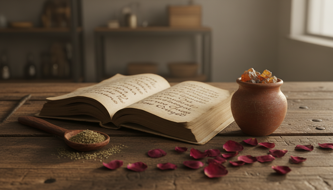 Perfumes Antigos em Manuscritos Secretos