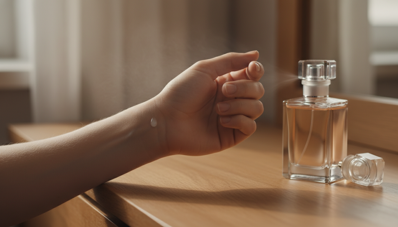 Por que passar perfume no pulso?