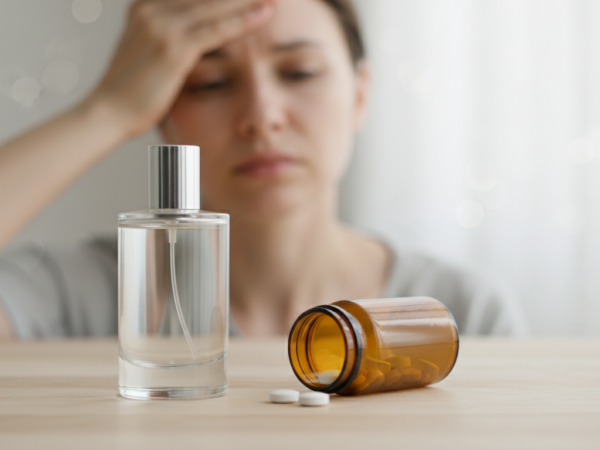 Por que perfume dá dor de cabeça?
