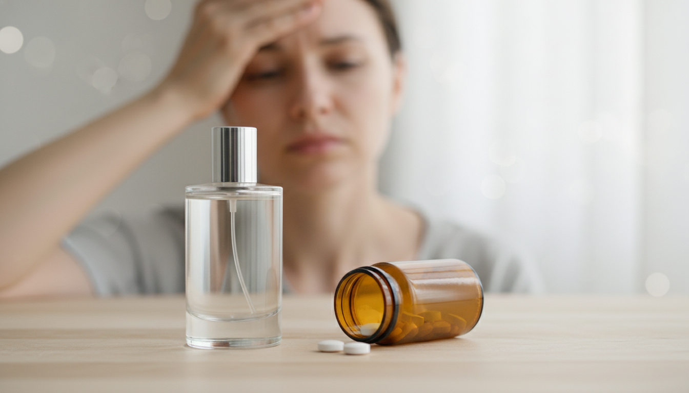Por que perfume dá dor de cabeça?